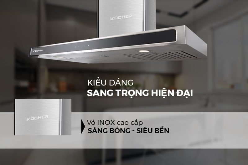 MÁY HÚT MÙI KOCHER K-225D 90CM 18 MÁY HÚT MÙI KOCHER K-225D 90CM