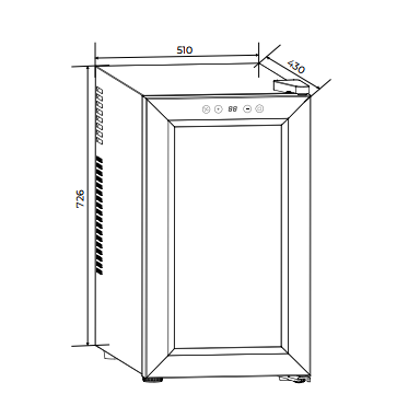 TỦ BẢO QUẢN CIGAR KOCHER KCEU-3328 5 TỦ BẢO QUẢN CIGAR KOCHER KCEU-3328