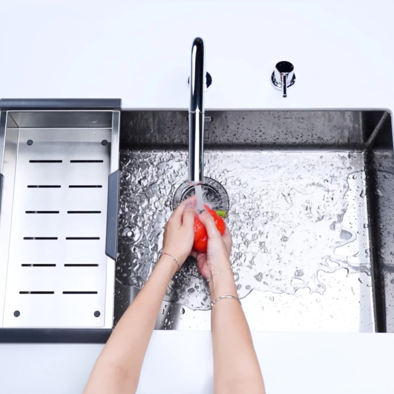 Chậu rửa bát NoBiNox CANOVA NT600B BA7000X 17 Chậu rửa bát NoBiNox CANOVA NT600B BA7000X