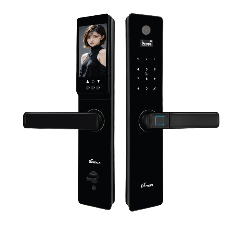 Khóa vân tay APP WIFI DEMAX EL-C626 BL màn hình chuông