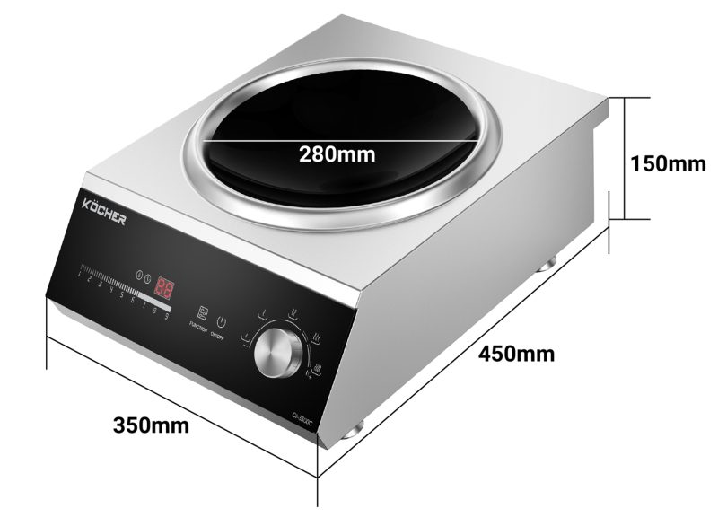 BẾP TỪ CÔNG NGHIỆP KOCHER CI-3500C 19 BẾP TỪ CÔNG NGHIỆP KOCHER CI-3500C