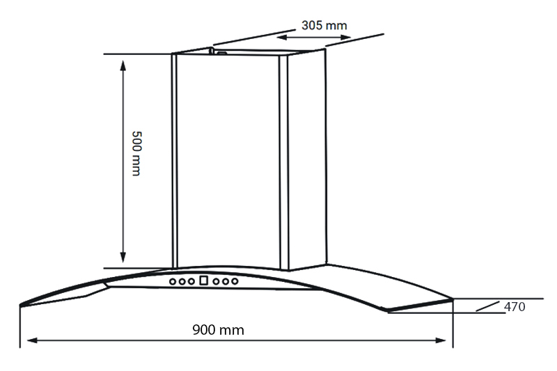 MÁY HÚT MÙI KOCHER K-229I 90CM 15 MÁY HÚT MÙI KOCHER K-229I 90CM