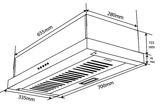 MÁY HÚT MÙI KOCHER K-6270V 23 MÁY HÚT MÙI KOCHER K-6270V