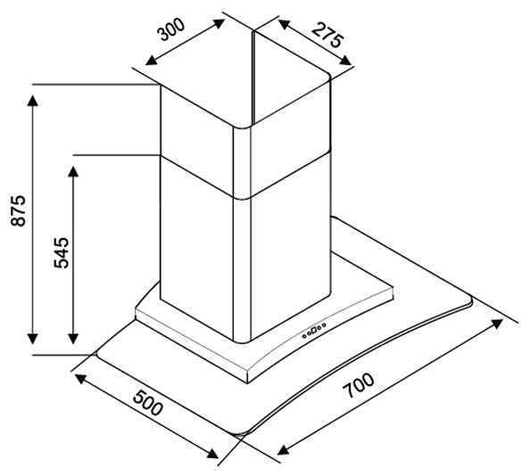 MÁY HÚT MÙI KOCHER K-8970 70CM 11 MÁY HÚT MÙI KOCHER K-8970 70CM