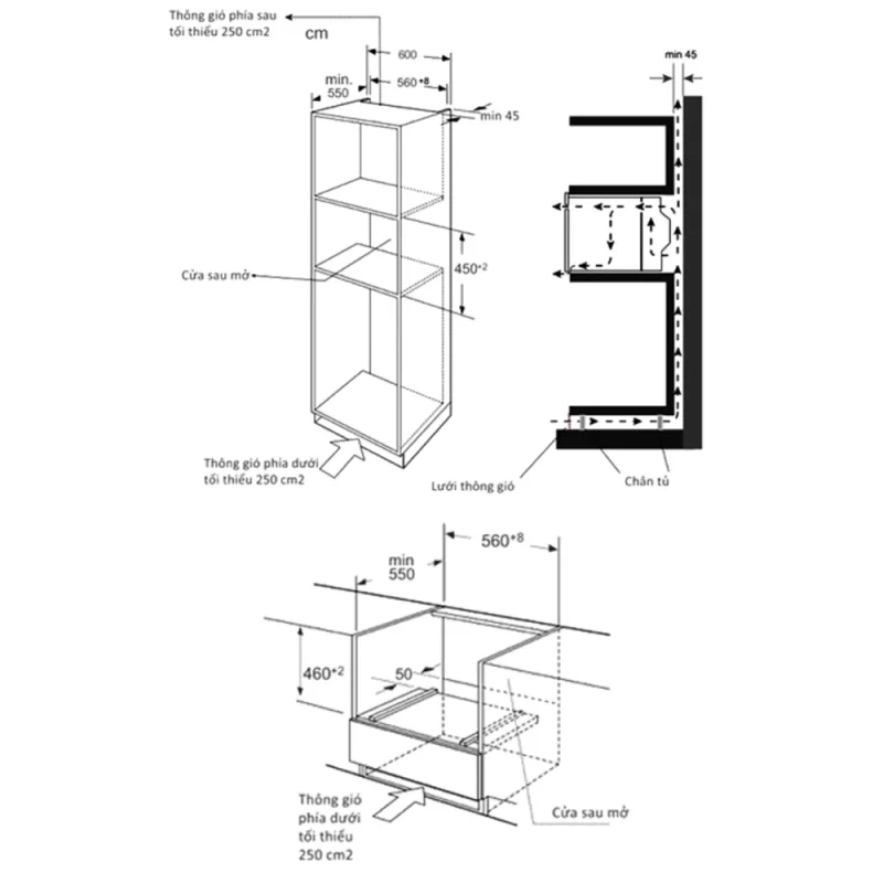 LÒ NƯỚNG ÂM TỦ KOCHER KMEU-1050 15 LÒ NƯỚNG ÂM TỦ KOCHER KMEU-1050