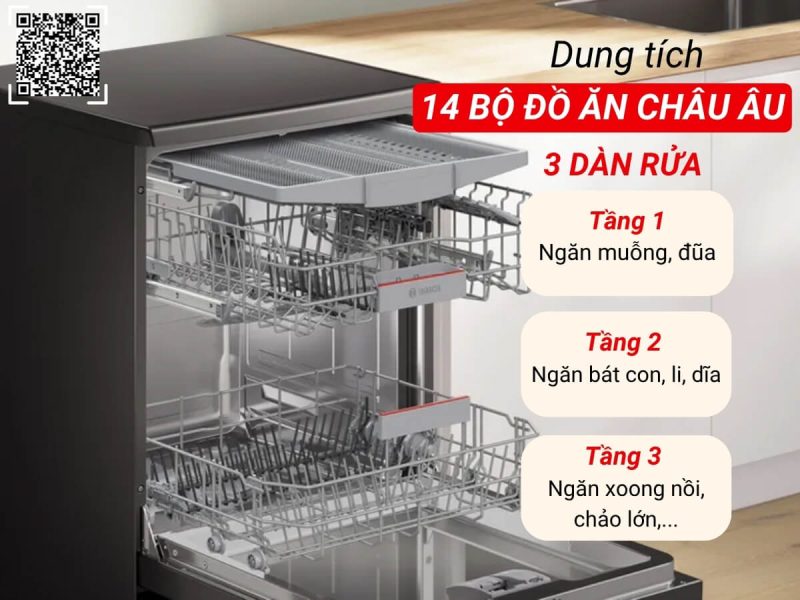 Máy rửa bát Bosch SMS4EMC06E 17 Máy rửa bát Bosch SMS4EMC06E