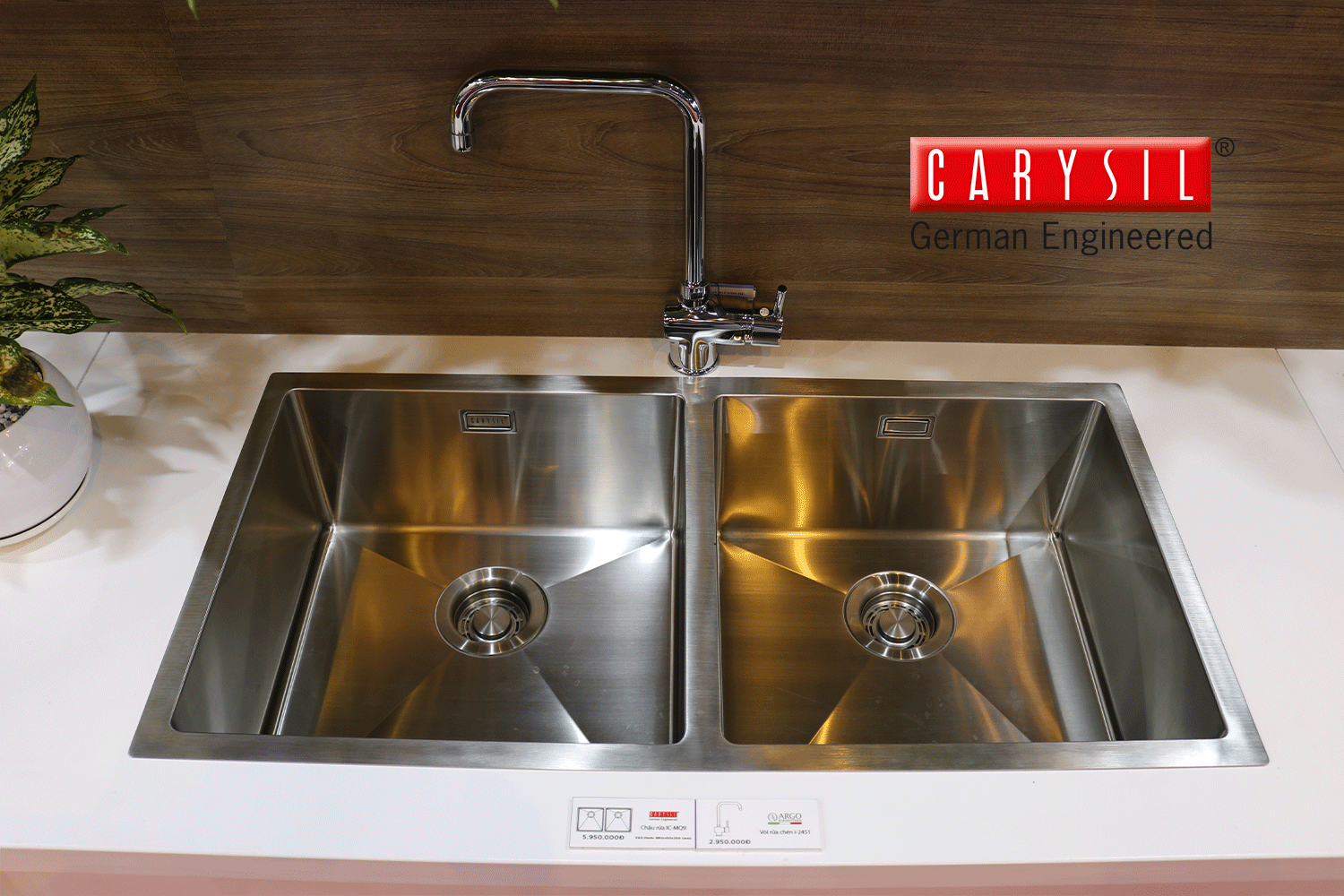 CHẬU RỬA BÁT CARYSIL IC-MQ9 27 CHẬU RỬA BÁT CARYSIL IC-MQ9