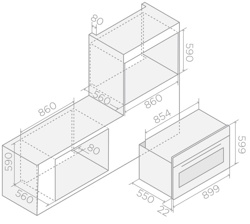 LÒ NƯỚNG ELICA VIRTUS MULTI 90 TFT BL 19 LÒ NƯỚNG ELICA VIRTUS MULTI 90 TFT BL