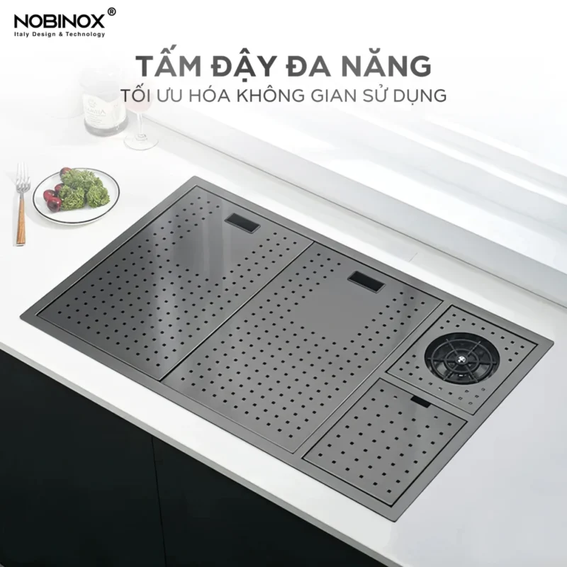 CHẬU RỬA BÁT NOBINOX LUMIA NJ511B 2 CHẬU RỬA BÁT NOBINOX LUMIA NJ511B