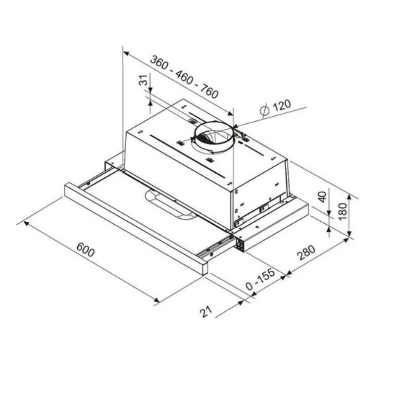 Máy hút mùi SAMSUNG NK24M1030IS/UR