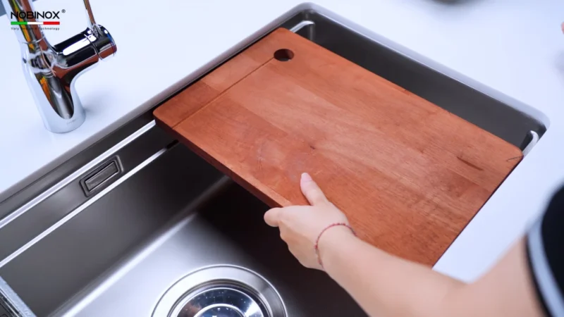 CHẬU RỬA BÁT NOBINOX LIRA NJ566D 9 CHẬU RỬA BÁT NOBINOX LIRA NJ566D