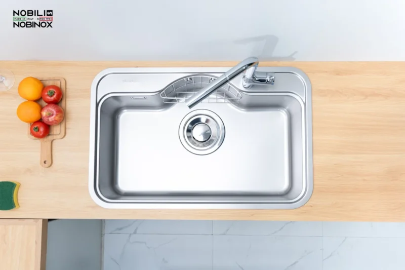 CHẬU RỬA BÁT NOBINOX ROSA NN975D 4 CHẬU RỬA BÁT NOBINOX ROSA NN975D