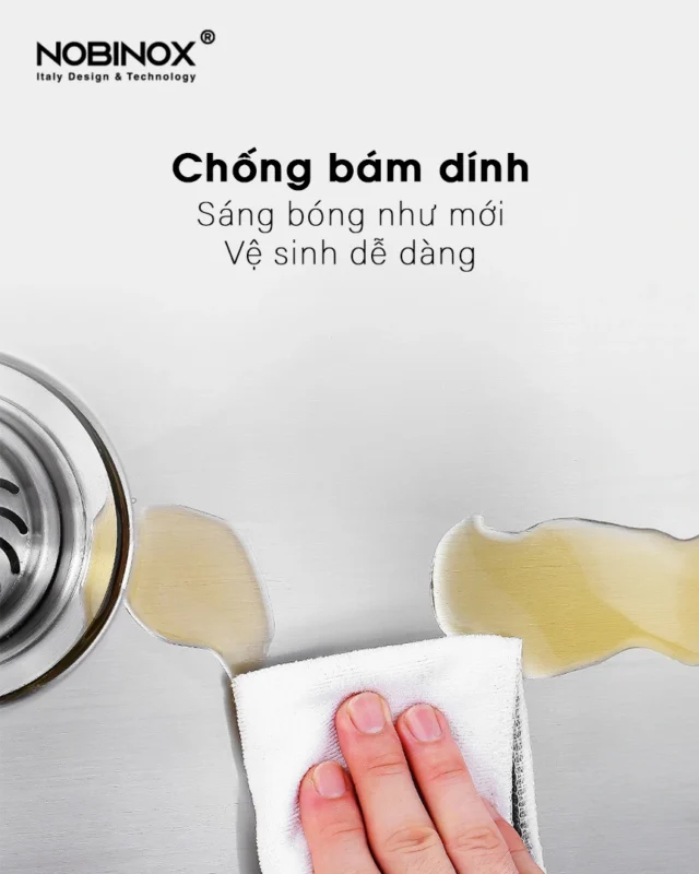 CHẬU RỬA BÁT NOBINOX LUMIA NJ557 16 CHẬU RỬA BÁT NOBINOX LUMIA NJ557