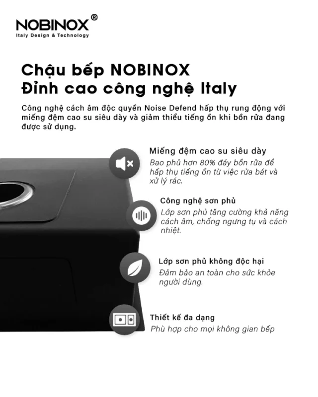 CHẬU RỬA BÁT NOBINOX LIKEN NL748 23 CHẬU RỬA BÁT NOBINOX LIKEN NL748