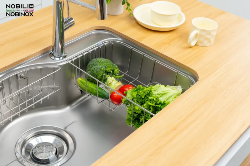 CHẬU RỬA BÁT NOBINOX ROSA NN995D 10 CHẬU RỬA BÁT NOBINOX ROSA NN995D