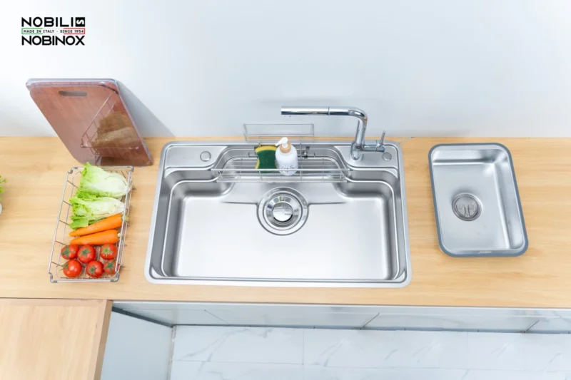 CHẬU RỬA BÁT NOBINOX LIKEN NL792D 44 CHẬU RỬA BÁT NOBINOX LIKEN NL792D