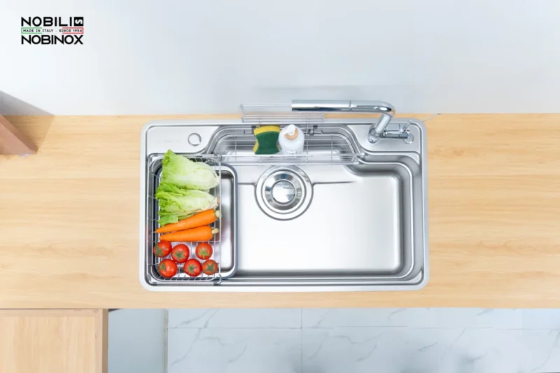 CHẬU RỬA BÁT NOBINOX LIKEN NL792D 15 CHẬU RỬA BÁT NOBINOX LIKEN NL792D