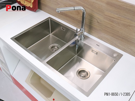 CHẬU RỬA BÁT PONA PNI1-8650/INOX 20 CHẬU RỬA BÁT PONA PNI1-8650/INOX