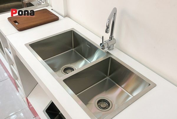 CHẬU RỬA BÁT PONA PNI1-8745/INOX 38 CHẬU RỬA BÁT PONA PNI1-8745/INOX