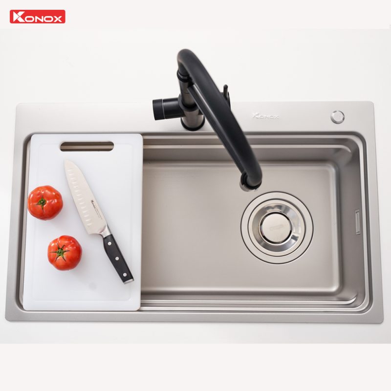 CHẬU RỬA BÁT KONOX KN8048TS DEKOR 11 CHẬU RỬA BÁT KONOX KN8048TS DEKOR