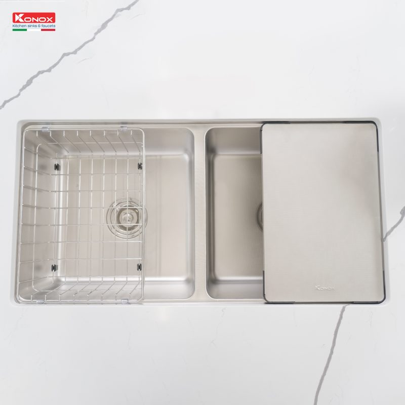 CHẬU RỬA BÁT KONOX KN8646DU DEKOR 24 CHẬU RỬA BÁT KONOX KN8646DU DEKOR