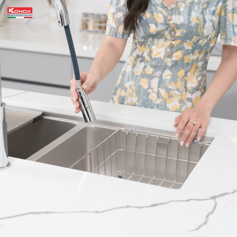 CHẬU RỬA BÁT KONOX KN8646DU DEKOR 26 CHẬU RỬA BÁT KONOX KN8646DU DEKOR