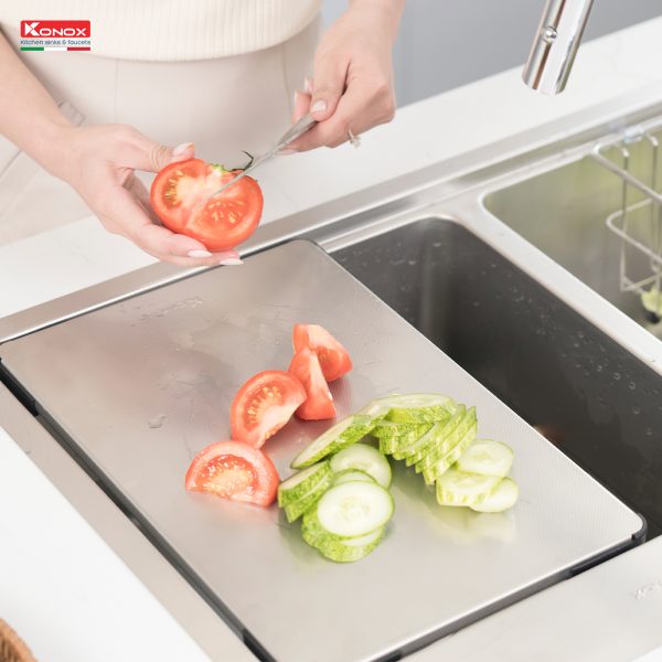 CHẬU RỬA BÁT KONOX KN8651TD DEKOR 12 CHẬU RỬA BÁT KONOX KN8651TD DEKOR