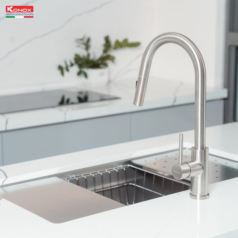 CHẬU RỬA BÁT KONOX KN8644SU DEKOR 3 CHẬU RỬA BÁT KONOX KN8644SU DEKOR