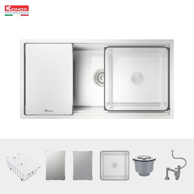 CHẬU RỬA BÁT KONOX KN8644SU DEKOR 2 CHẬU RỬA BÁT KONOX KN8644SU DEKOR