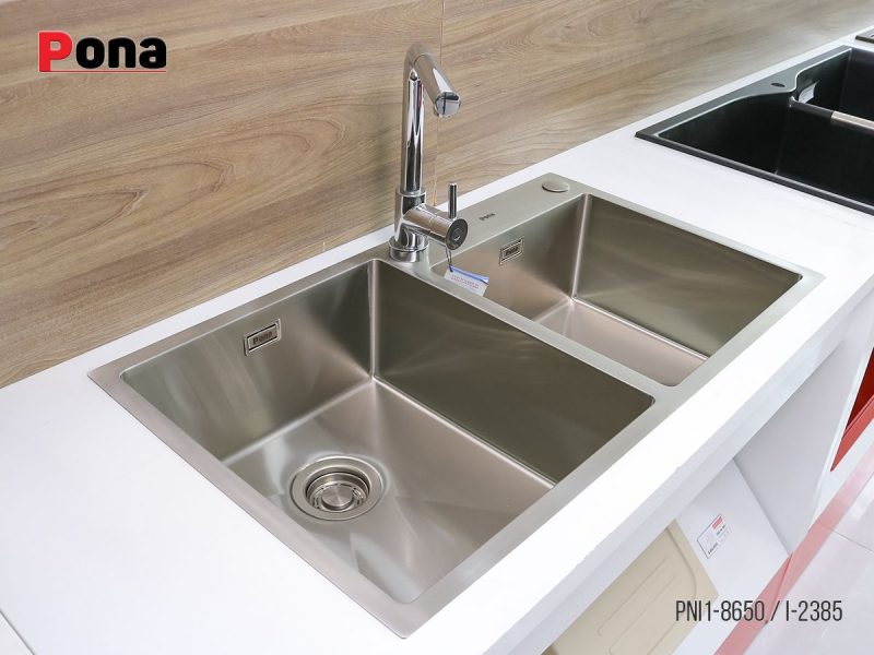 CHẬU RỬA BÁT PONA PNI1-8650/INOX 19 CHẬU RỬA BÁT PONA PNI1-8650/INOX
