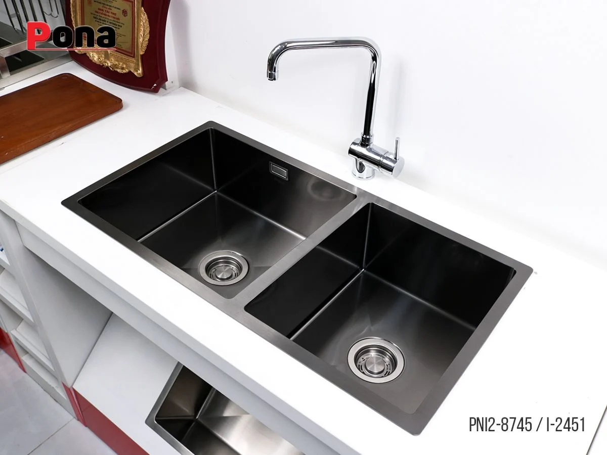 CHẬU RỬA BÁT PONA PNI2-8745/BLACK 23 CHẬU RỬA BÁT PONA PNI2-8745/BLACK