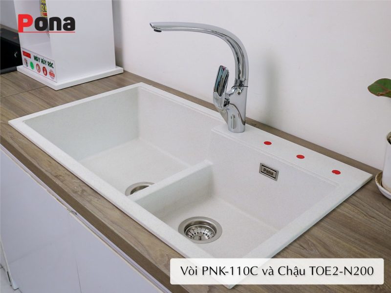 VÒI RỬA BÁT PONA PNK-110C 19 VÒI RỬA BÁT PONA PNK-110C
