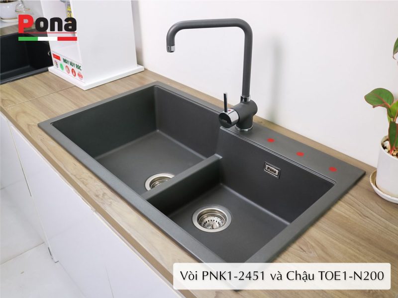 VÒI RỬA BÁT PONA PNK1-2451 22 VÒI RỬA BÁT PONA PNK1-2451
