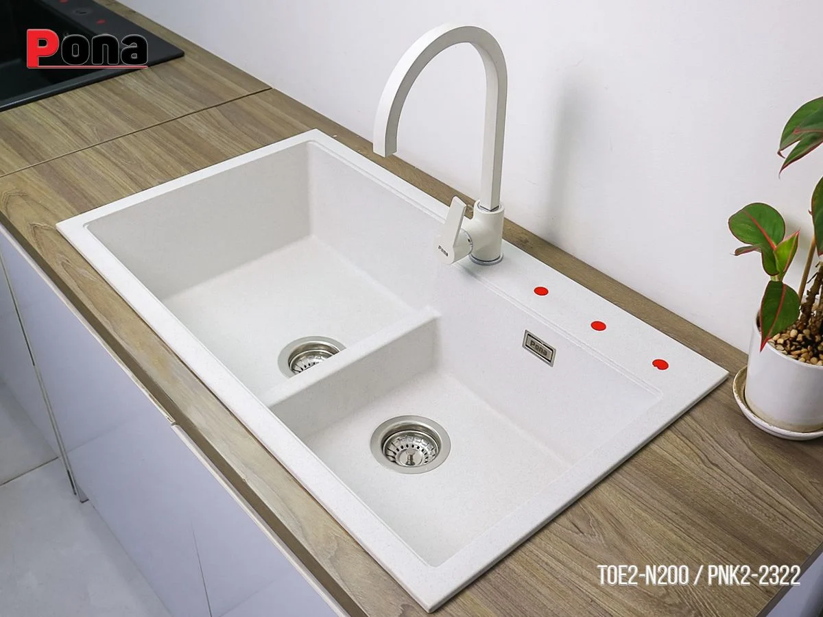 CHẬU RỬA BÁT PONA TOE2-N200/BIANCA 25 CHẬU RỬA BÁT PONA TOE2-N200/BIANCA