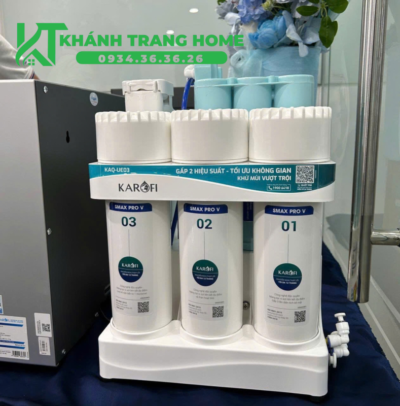 MÁY LỌC NƯỚC RO KAROFI KAQ-UE03 44 MÁY LỌC NƯỚC RO KAROFI KAQ-UE03