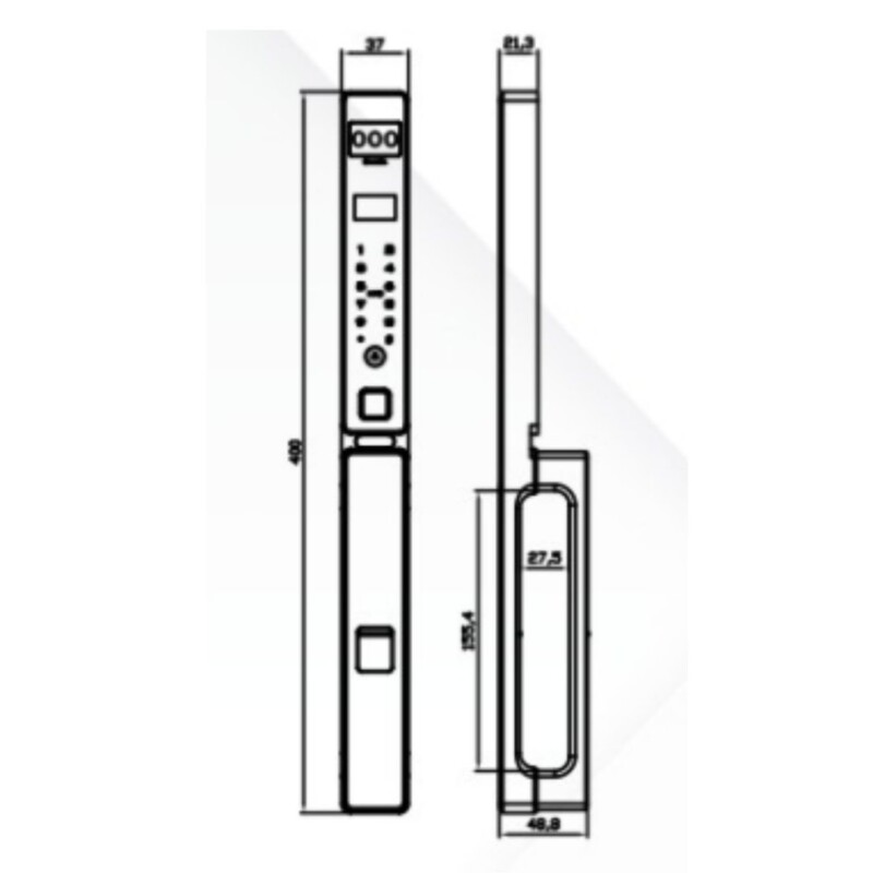 KHOÁ VÂN TAY CỬA NHÔM KASSLER KL-599 CNC 02 CHAMPAGNE GOLD APP 1 KHOÁ VÂN TAY CỬA NHÔM KASSLER KL-599 CNC 02 CHAMPAGNE GOLD APP