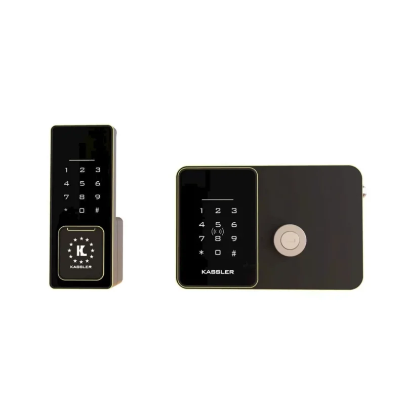 KHOÁ CỬA CỔNG KASSLER KL-579 CNC GOLD GREY REMOTE-WIFI
