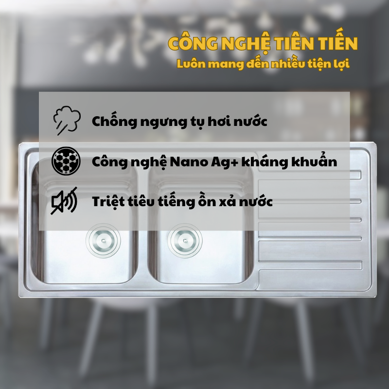 CHẬU RỬA BÁT KONOX ARTUSI KS11650 1D BÀN PHẢI 6 CHẬU RỬA BÁT KONOX ARTUSI KS11650 1D BÀN PHẢI