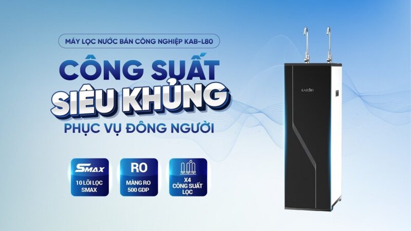 MÁY LỌC NƯỚC KAROFI KAB-L80 24 MÁY LỌC NƯỚC KAROFI KAB-L80