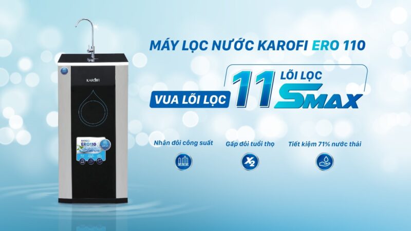 MÁY LỌC NƯỚC KAROFI ERO110 18 MÁY LỌC NƯỚC KAROFI ERO110