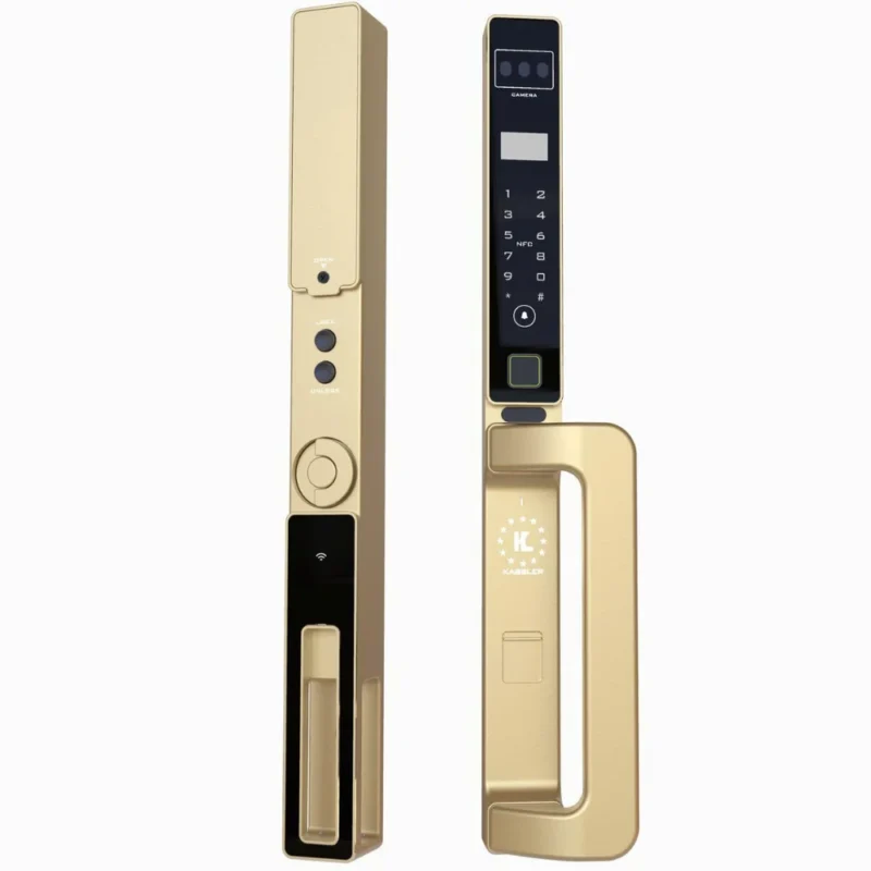 KHOÁ VÂN TAY KASSLER KL-599 CNC 01 CHAMPAGNE GOLD