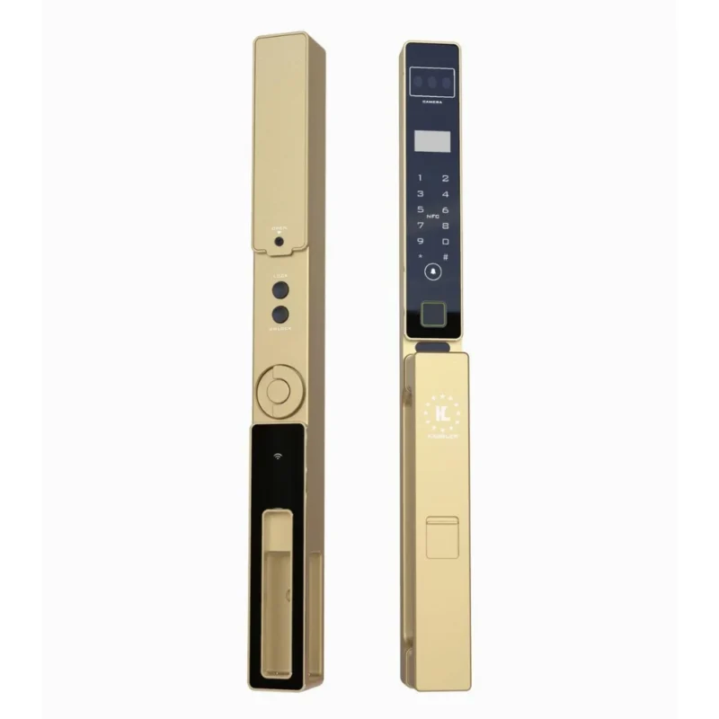 KHOÁ VÂN TAY KASSLER KL-599 CNC-VF CHAMPAGNE GOLD APP