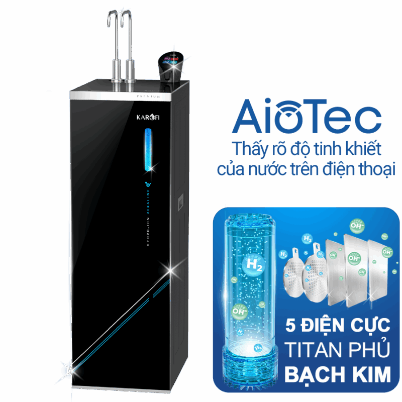 MÁY LỌC NƯỚC HYDRO-ION KIỀM KAROFI KAE-S695