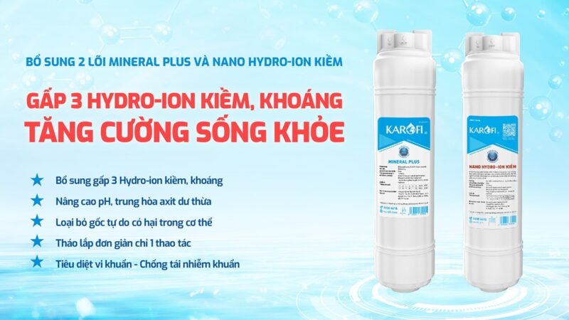 MÁY LỌC NƯỚC NÓNG LẠNH KAROFI KAD-X69 12 MÁY LỌC NƯỚC NÓNG LẠNH KAROFI KAD-X69
