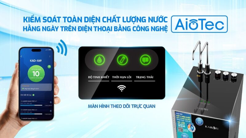 MÁY LỌC NƯỚC NÓNG LẠNH KAROFI KAD-X69 36 MÁY LỌC NƯỚC NÓNG LẠNH KAROFI KAD-X69