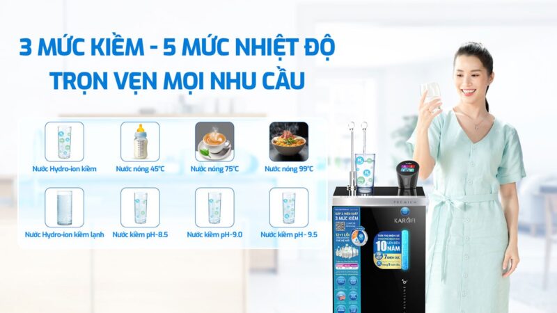 MÁY LỌC NƯỚC NÓNG LẠNH KAROFI S88 PROMAX 8 MÁY LỌC NƯỚC NÓNG LẠNH KAROFI S88 PROMAX