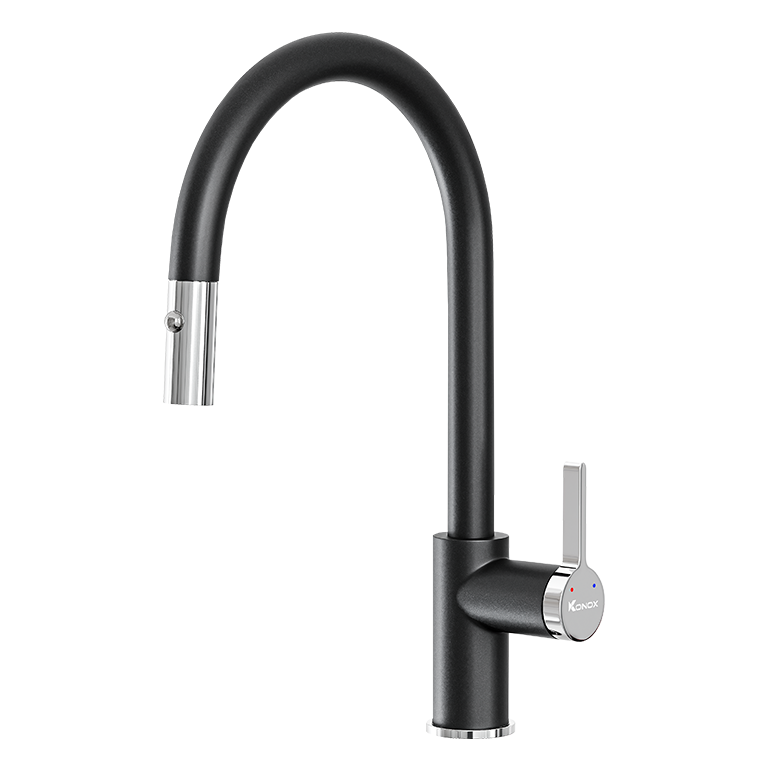 VÒI RỬA BÁT KONOX ALTO BLACK