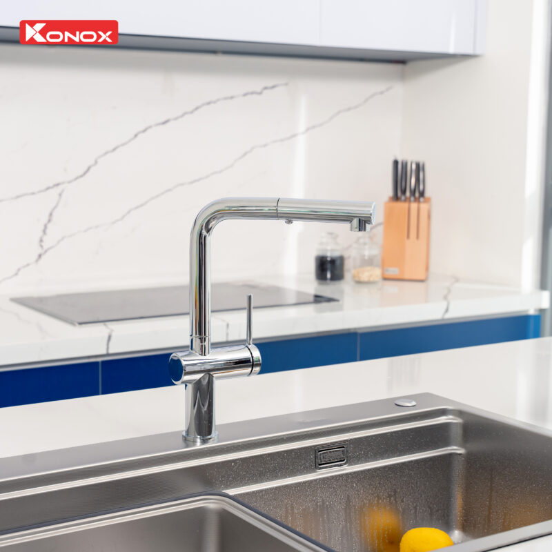 VÒI RỬA BÁT KONOX STREAM CHROME 32 VÒI RỬA BÁT KONOX STREAM CHROME