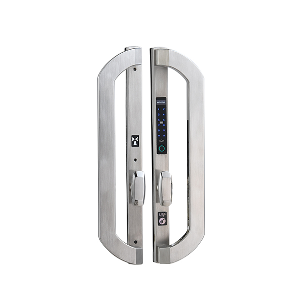 KHÓA VÂN TAY CỬA NHÔM HUBERT HB CNI8 EU SILVER