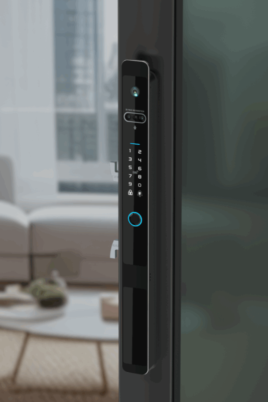 KHOÁ VÂN TAY CỬA GỖ HYUNDAI HY-SLS005F 1 KHOÁ VÂN TAY CỬA GỖ HYUNDAI HY-SLS005F